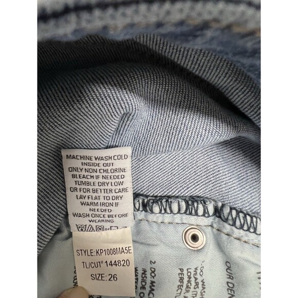 Evereve Ever Straight High Rise Ankle Denim Jeans Sz 26 - Picture 10 of 10